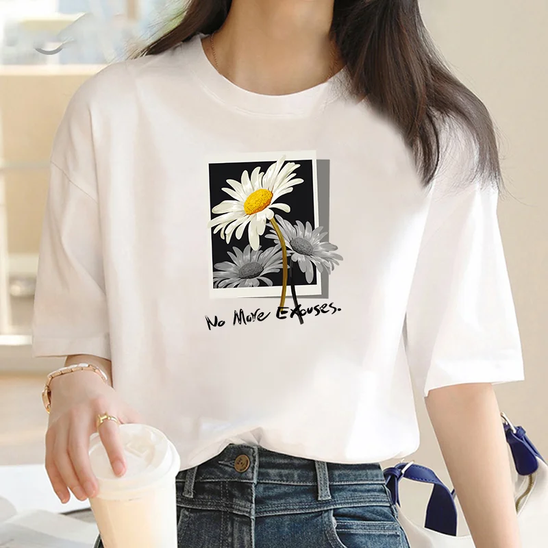 2024 New interesting luxury brand  print women T-shirt casual short sleeve top summer street Harajuku oversized T-shirt