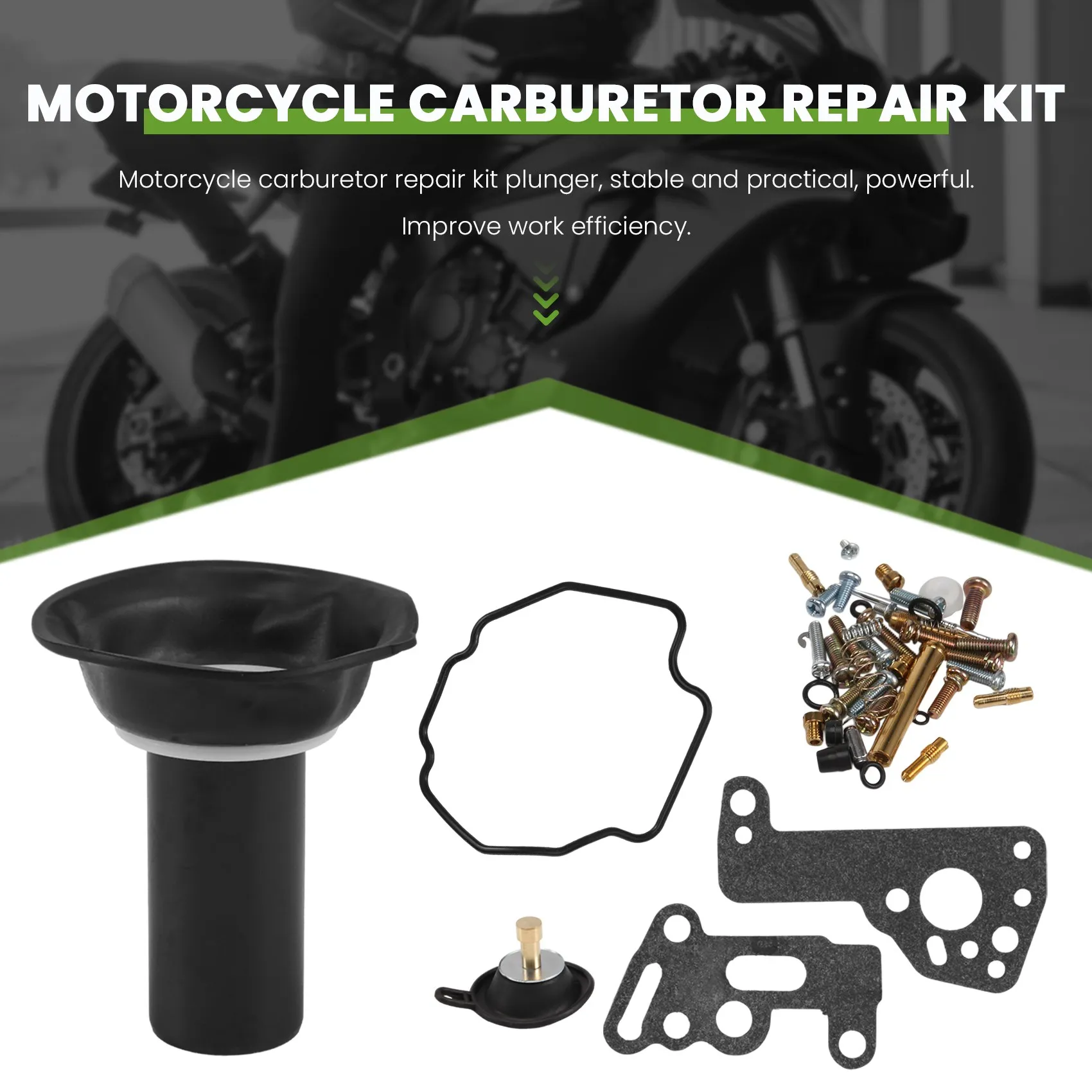T61C_4Set for V-MAX 1200 Vmax 1985-2000 Motorcycle Carburetor Repair Kit