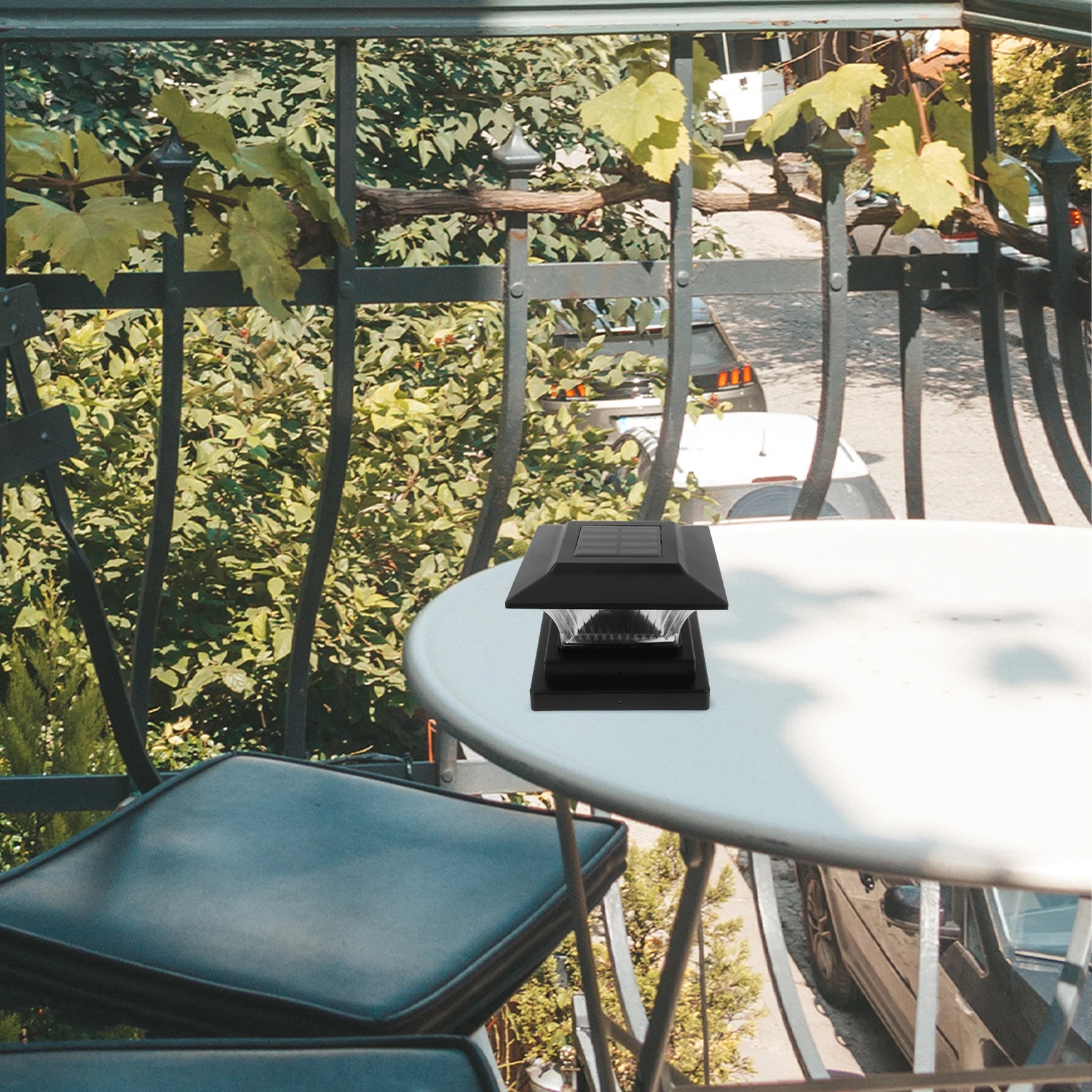 

Солнечные фонари-столбики LED для наружного освещения сада, работающие от солнечной энергии, для декора патио, балкона и ландшафта