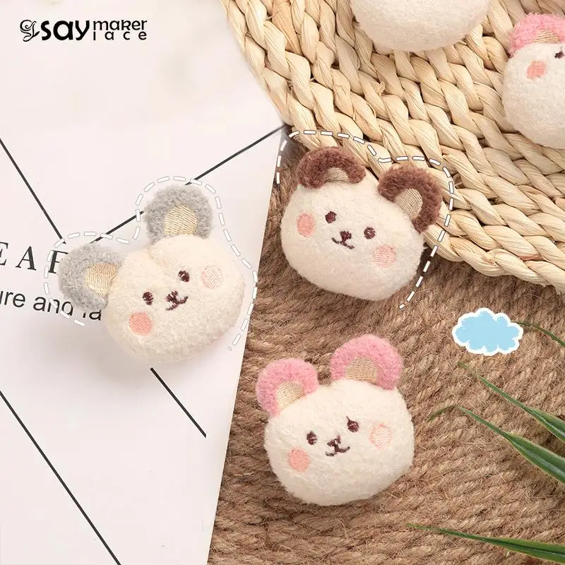 Cartoon Plush Rat Decoration Brooch Hairpin Friend Gift Cute Student Clothing Accessories Badge Pin And Hairpin Ornaments