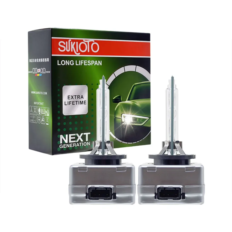 

2PCS SUKIOTO HID D3S 35W Xenon Standard 4300K Auto Lamp Original D1S 6000K Car Headlight Replacement Bulb Light Upgrade D1 D3