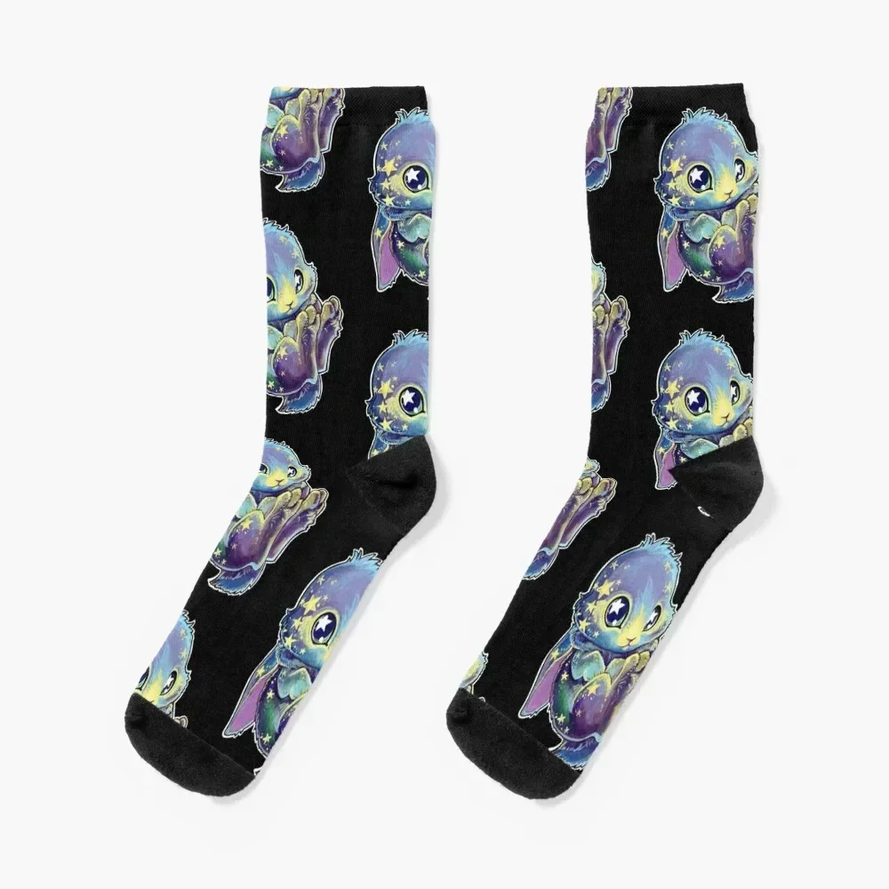 

Galaxy Bunny Socks designer brand Rugby cute Run Ladies Socks Men's
