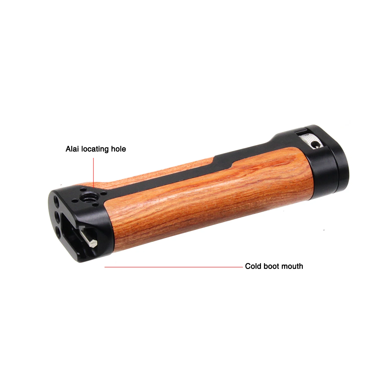 Wooden Handle for ZHIYUN Weebill LAB S SLR Universal Hand Grip with Alai Locating Hole Extended Bar for Zhiyun Stabilizer