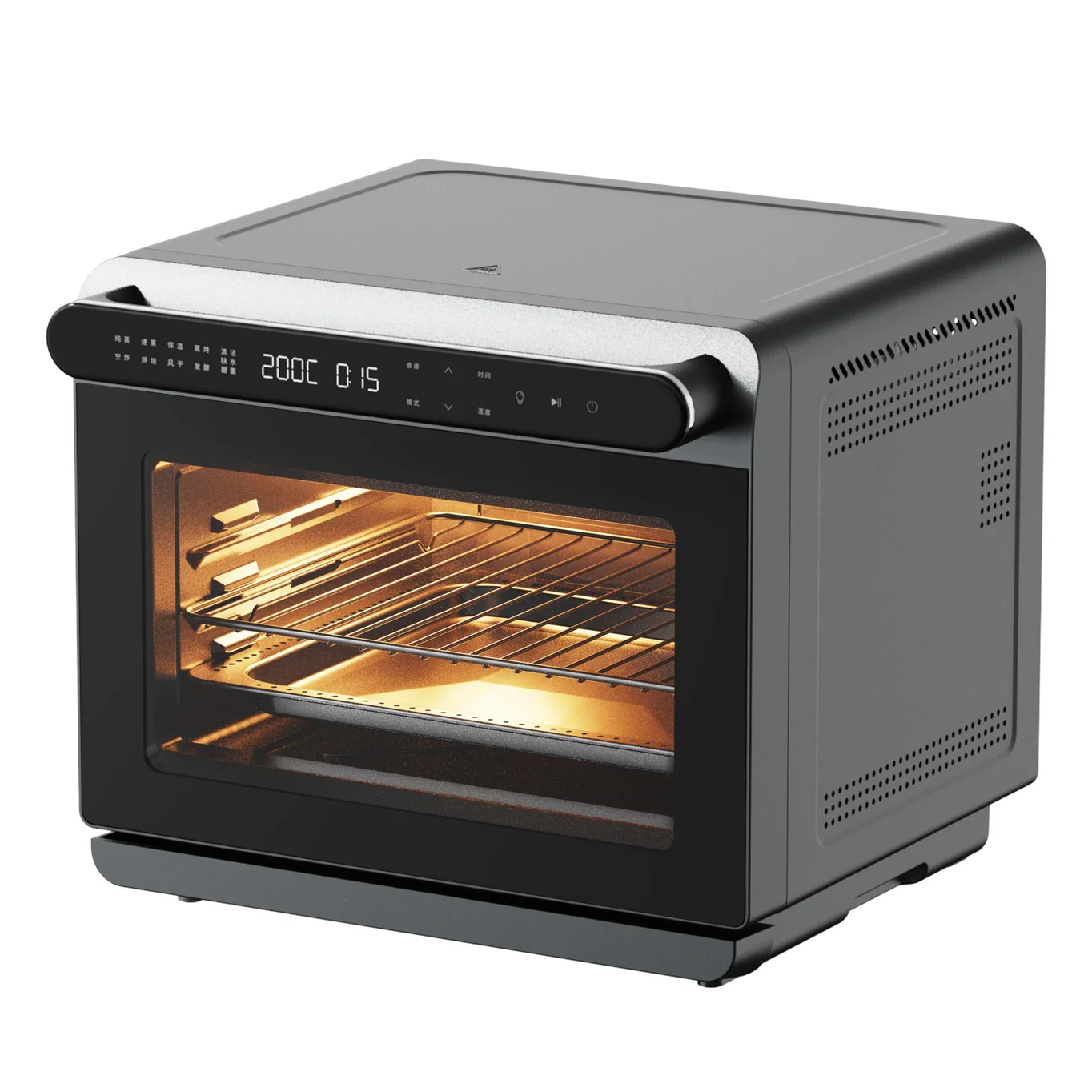 High Costeffective Mini Kitchen Oven 24L Multi-function Electric Toaster Steam Digital Air Fryer Oven