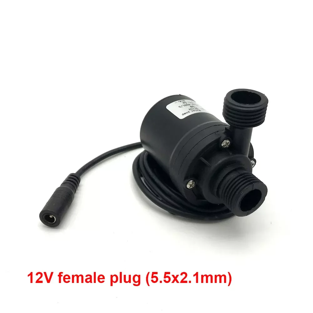Ultra-leise 800L/H 5M DC 12V 24V Hause Tragbare Bürstenlosen Motor Tauchwasserpumpe für Kühlsystem Brunnen Heizung Mini