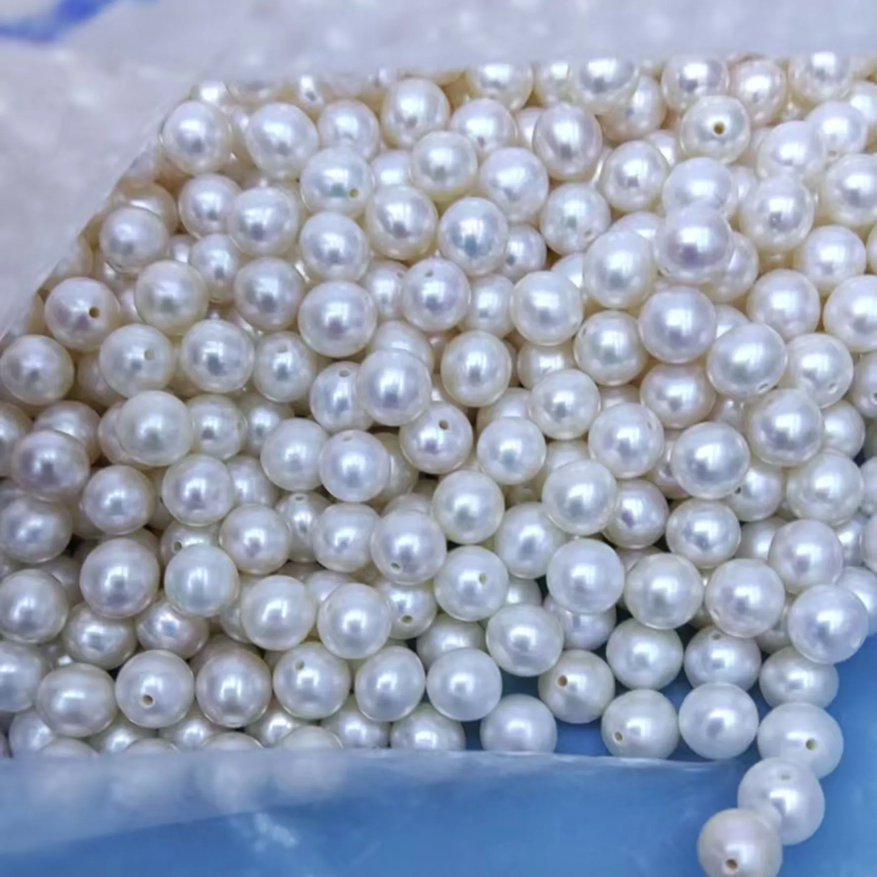 2 шт./лот 6 мм AA круглый 100% натуральный пресноводный свободный жемчуг с полуотверстием, хорошее качество, бесплатная доставка