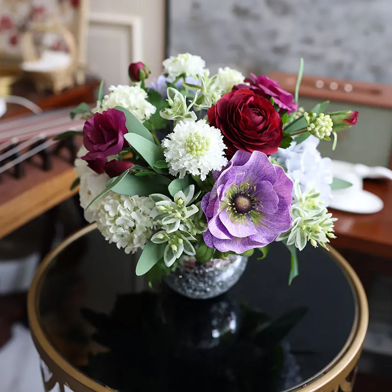 

Flower arrangement art home soft decoration decoration simulated flower table flower