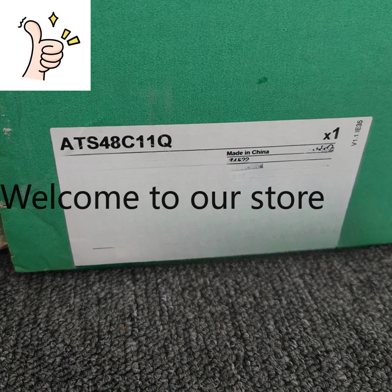 

Новый Оригинальный Устройство плавного пуска ATS48C11Q ATS48C11 230В-415В, реальные фото, 110А