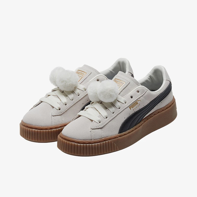 

Puma genuine SUEDE PLATFORM women's retro low cut casual shoes 391902-01