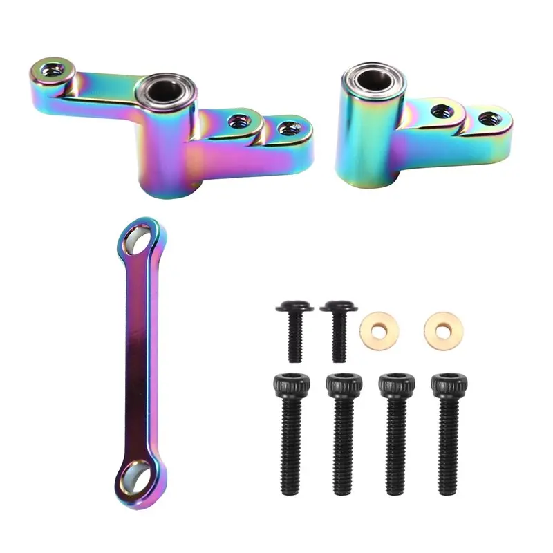 MJX 1/14 スケール RC カーアップグレードフロントステアリングアセンブリ + ベアリングキット (14301/14302 14303 14304) アクセサリーパーツ