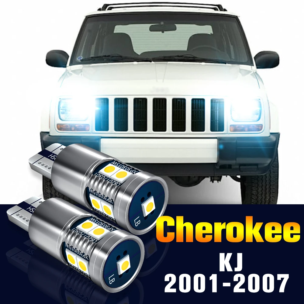 

2pcs LED Clearance Light Bulb Parking Lamp For Jeep Cherokee KJ 2001-2007 2002 2003 2004 2005 2006 Accessories