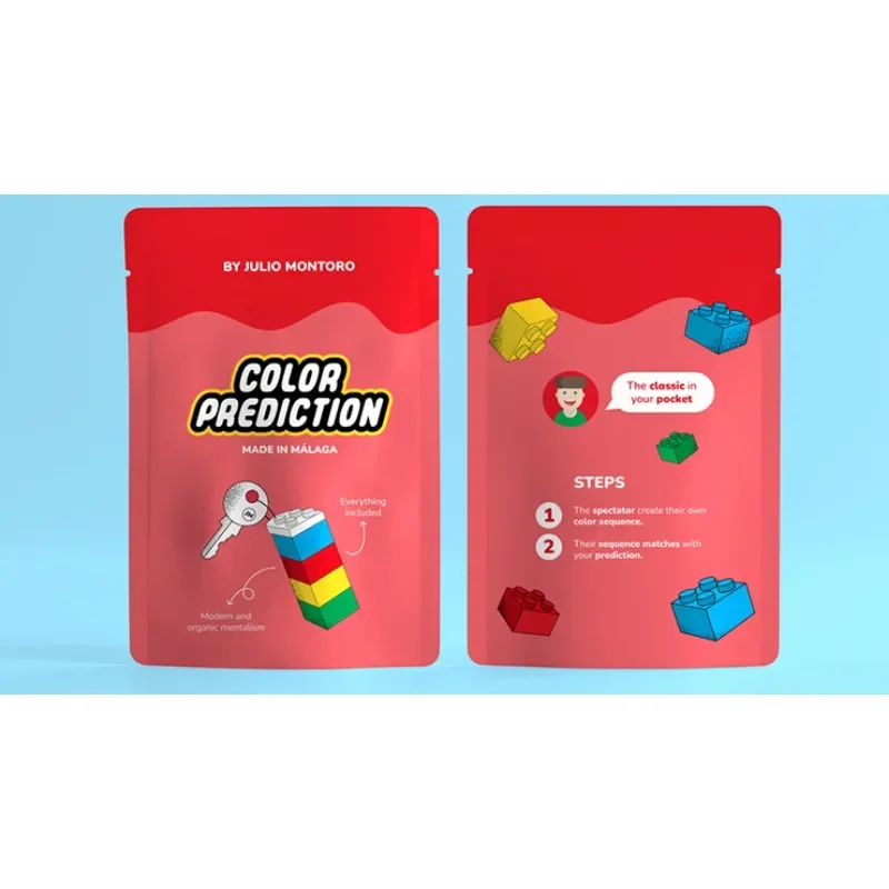 PREDIZIONE COLORE di Julio Montoro - Trucco magico per mentalismo da vicino con espedienti e istruzioni online per maghi principianti