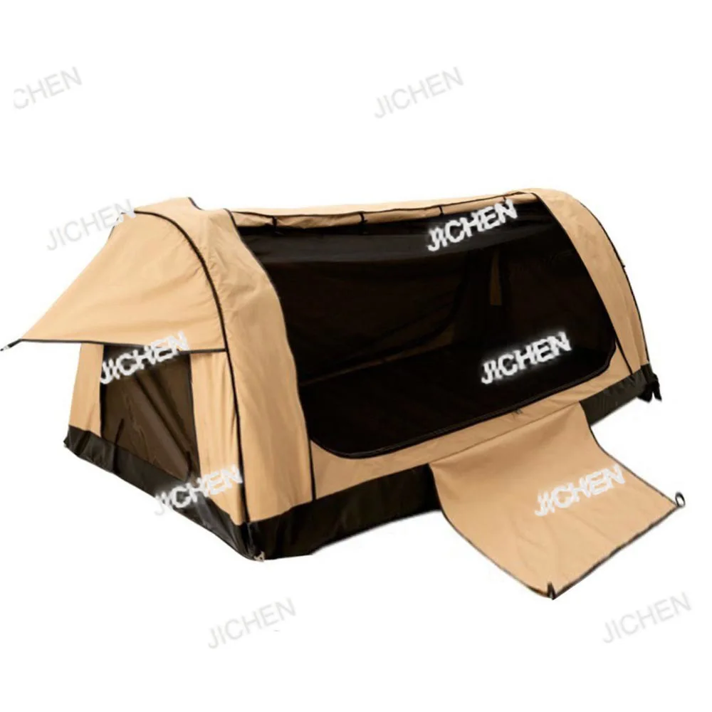 

Inflatable tent 3-5 people folding thickened single double camping tent tunnel tent self-driving travel