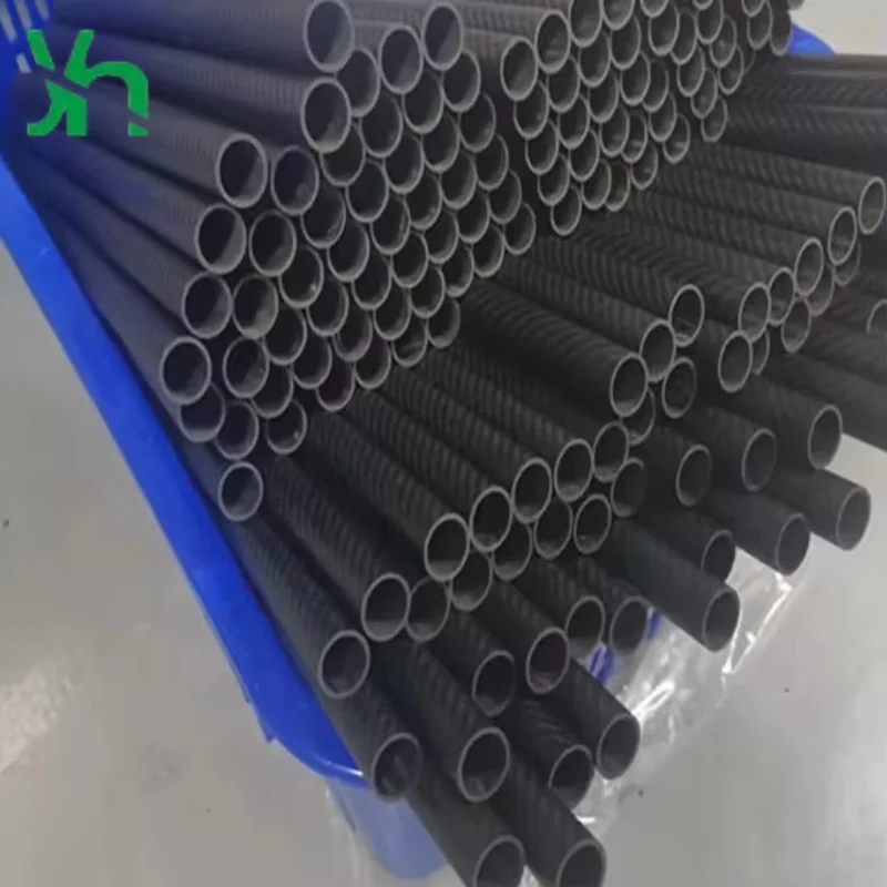 カスタム高強度精密3Kカーボンファイバー丸管、直径5～40mm、輸入フルカーボン中空管