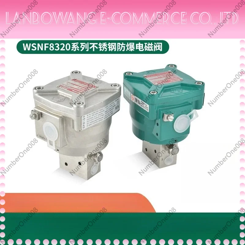 Stainless Steel Explosion-Proof Solenoid Valve 1/4 NPT 2/3 Way Industrial Pneumatic Valve