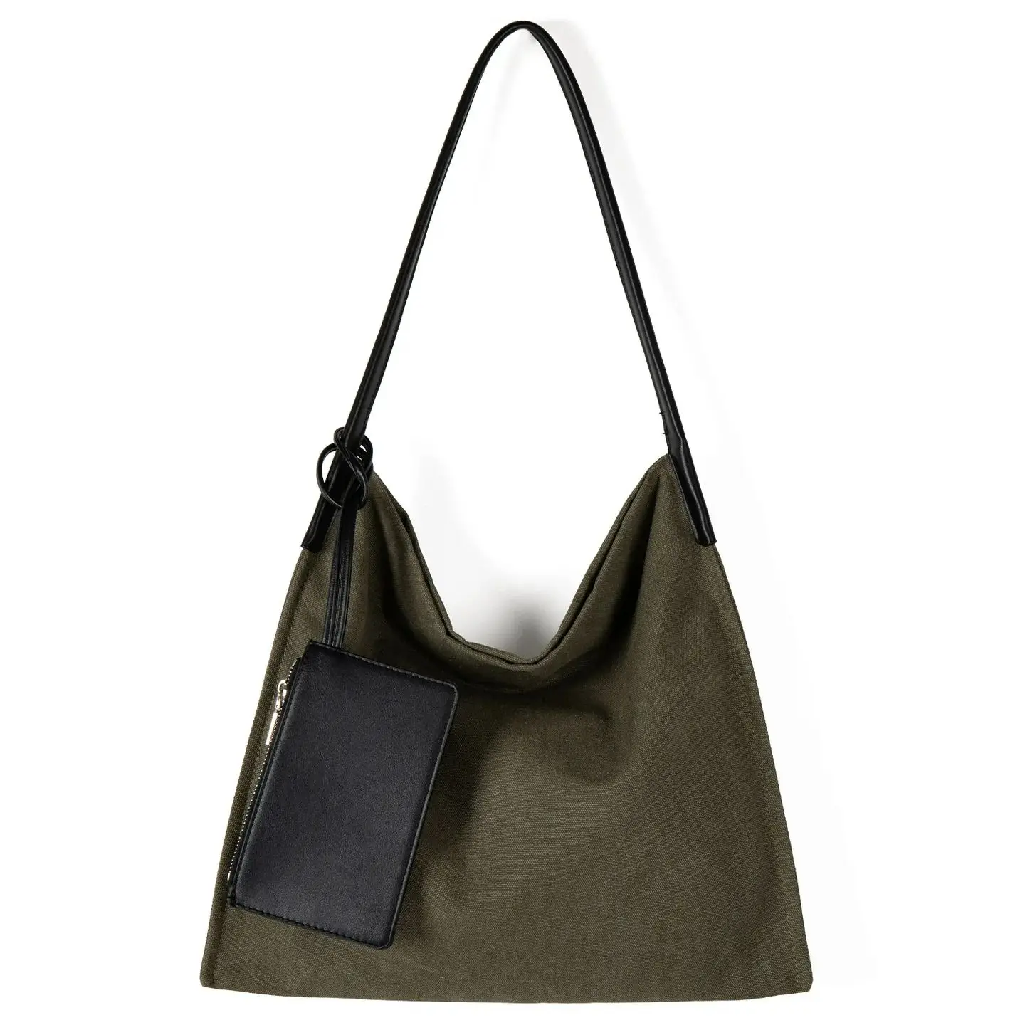 

Women Corduroy Fabric Shoulder Bag High Capacity Commuter Bag Female Handbag Totes Lightweight Daybag Purse