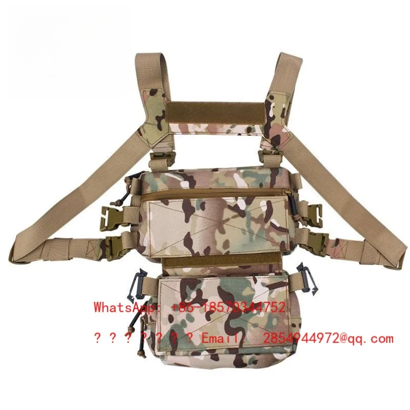 Outdoor Mobile Tactical Chest Hanging Belly Pocket Lightweight Wear-resistant Spot Quick Shipping