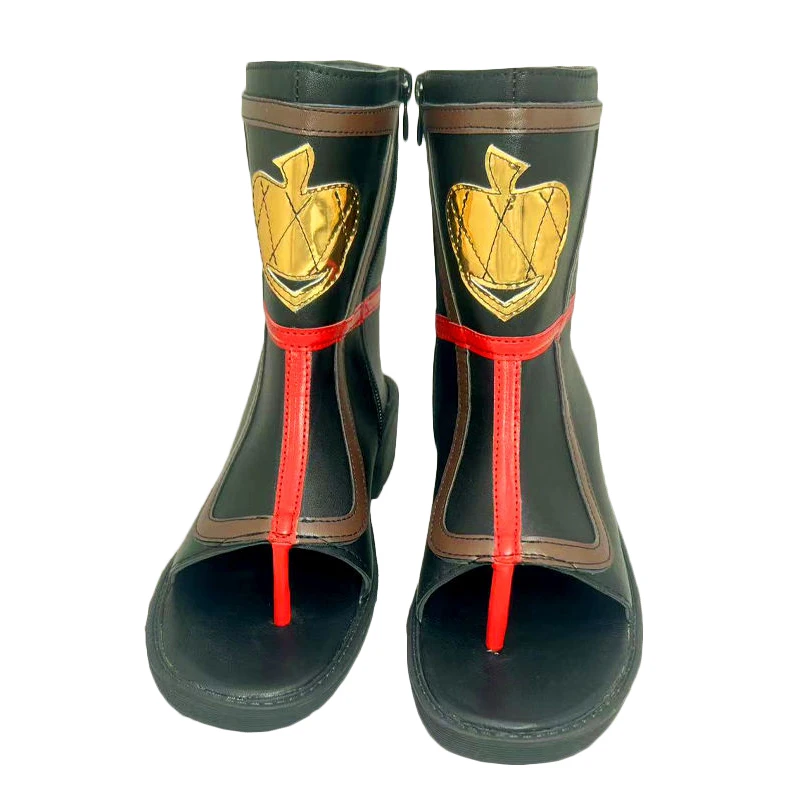 Anime Genshin Impact Sayu 부츠 코스프레 신발 여성 카니발 파티 할로윈