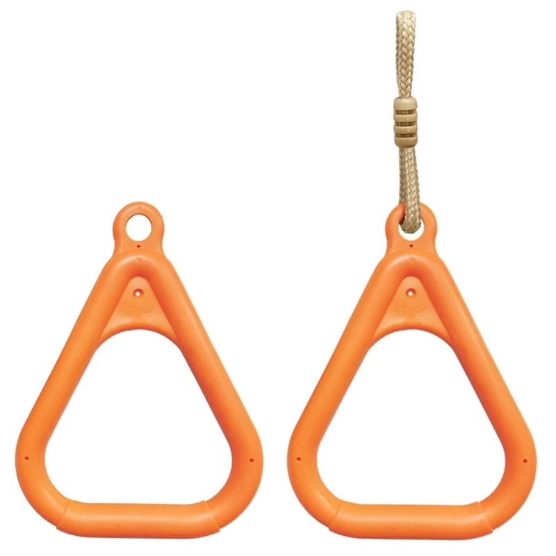 Kids Gymnastic Rings Home Kids Pull Up Rings for Children Exercise Strength Training Hanging Straps Rings Indoor Fitness