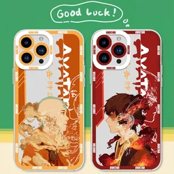 Avatar The Last Airbender Anime For iphone 11 12 13 14 15 16 Mini Plus Pro Max Transparent Shell