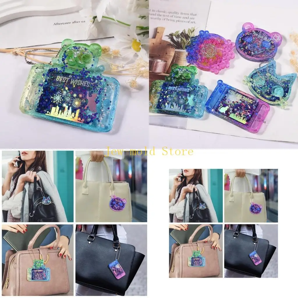 

C71B Bear Phone Resin Shaker Flom