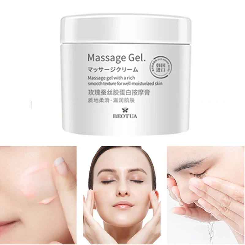 beauty salon massage cream rose gelatin refreshing oil control moisturizing cleansing massage cream skin care cream body scrub