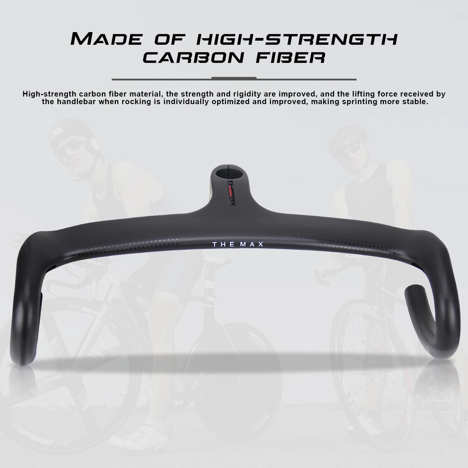 Integrated Carbon Road Handlebar,Alfa Pasca,1-1/8\