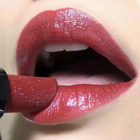 6 Colors Shiny Glitter Lipstick Waterproof Long Lasting Non-stick Cup Pearlescent Diamond Red Sexy Lipstick Lips Makeup Cosmetic