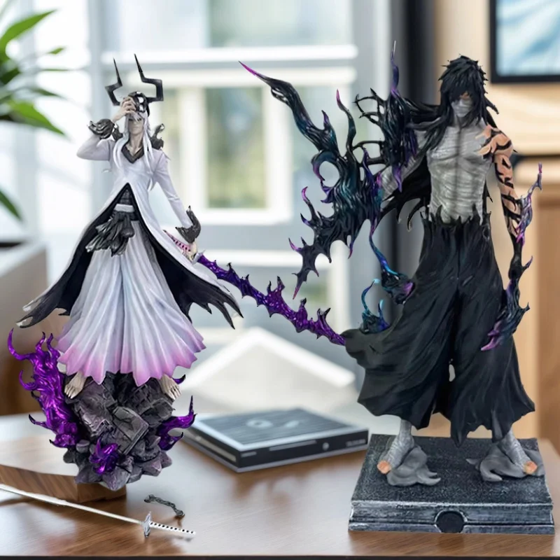 

31cm Bleach Statue Ulquiorra Cifer Action Figure Grim Reaper Bull Head StatueIchigo Figurine Toy PVC Adult Collection Model Gift