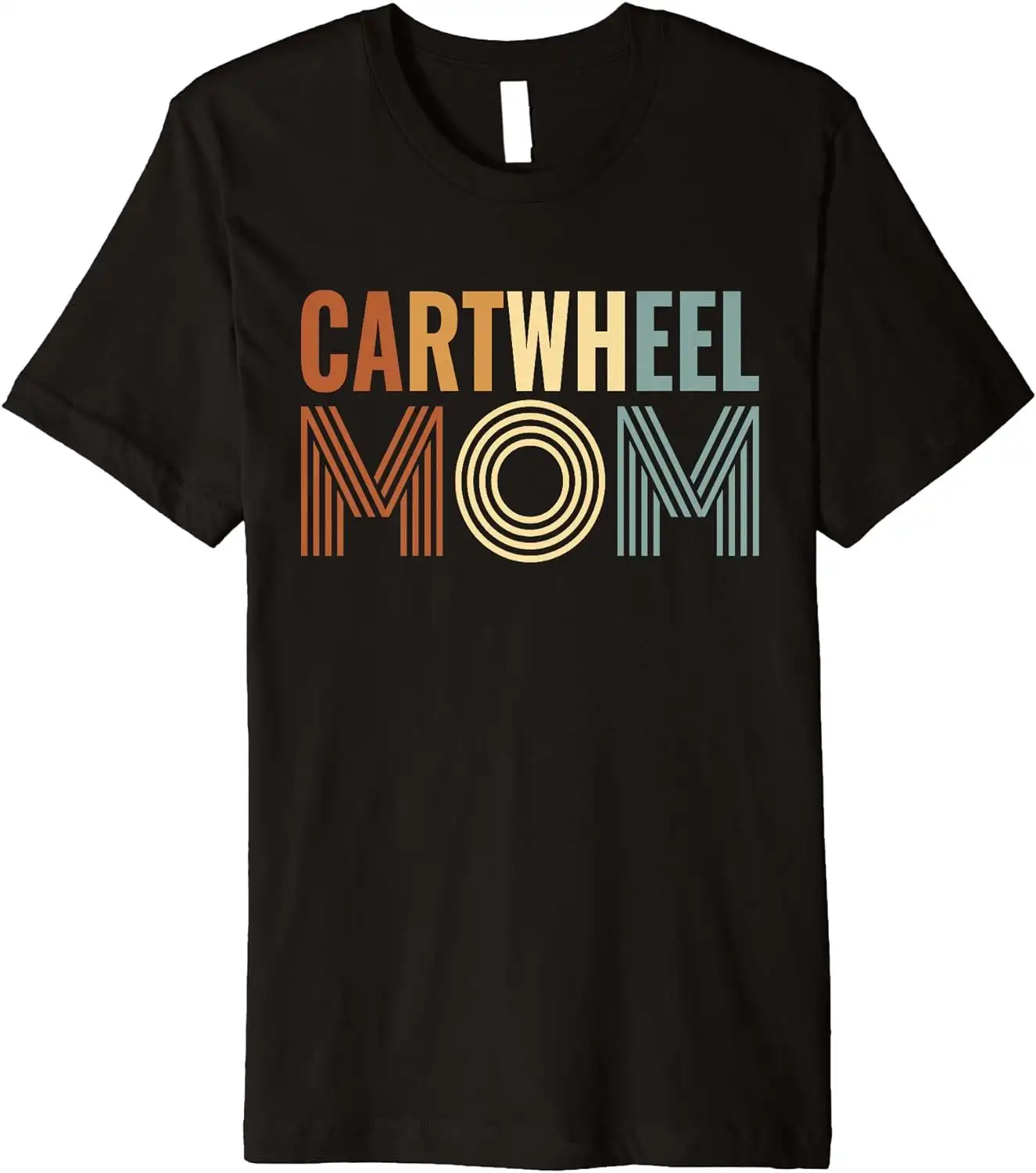 cartwheel mom retro women mother sport vintage gymnastics Premium T Shirt SweaT 52677