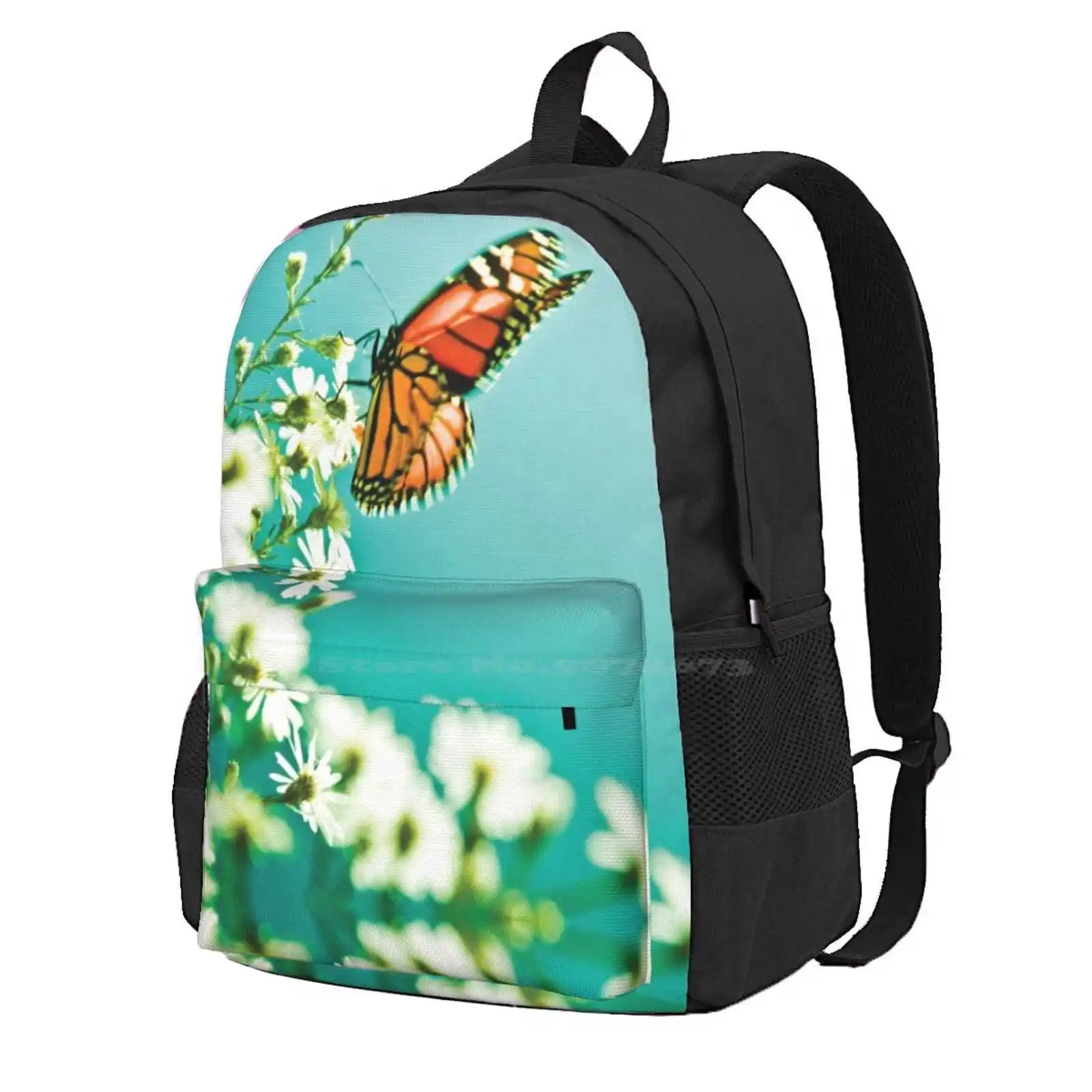 

Butterfly And Flowers - Nature Hot Sale Schoolbag Backpack Fashion Bags Butterfly Flowers Nature Love Beautiful Insect Spring