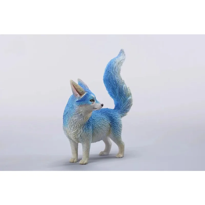 Jxk escala 1/6, múltiplas cores, animal de estimação fofo, mini espírito, raposa, modelo de raposa da moda para figuras de ação de 12 '', acessórios, ornamentos de carro