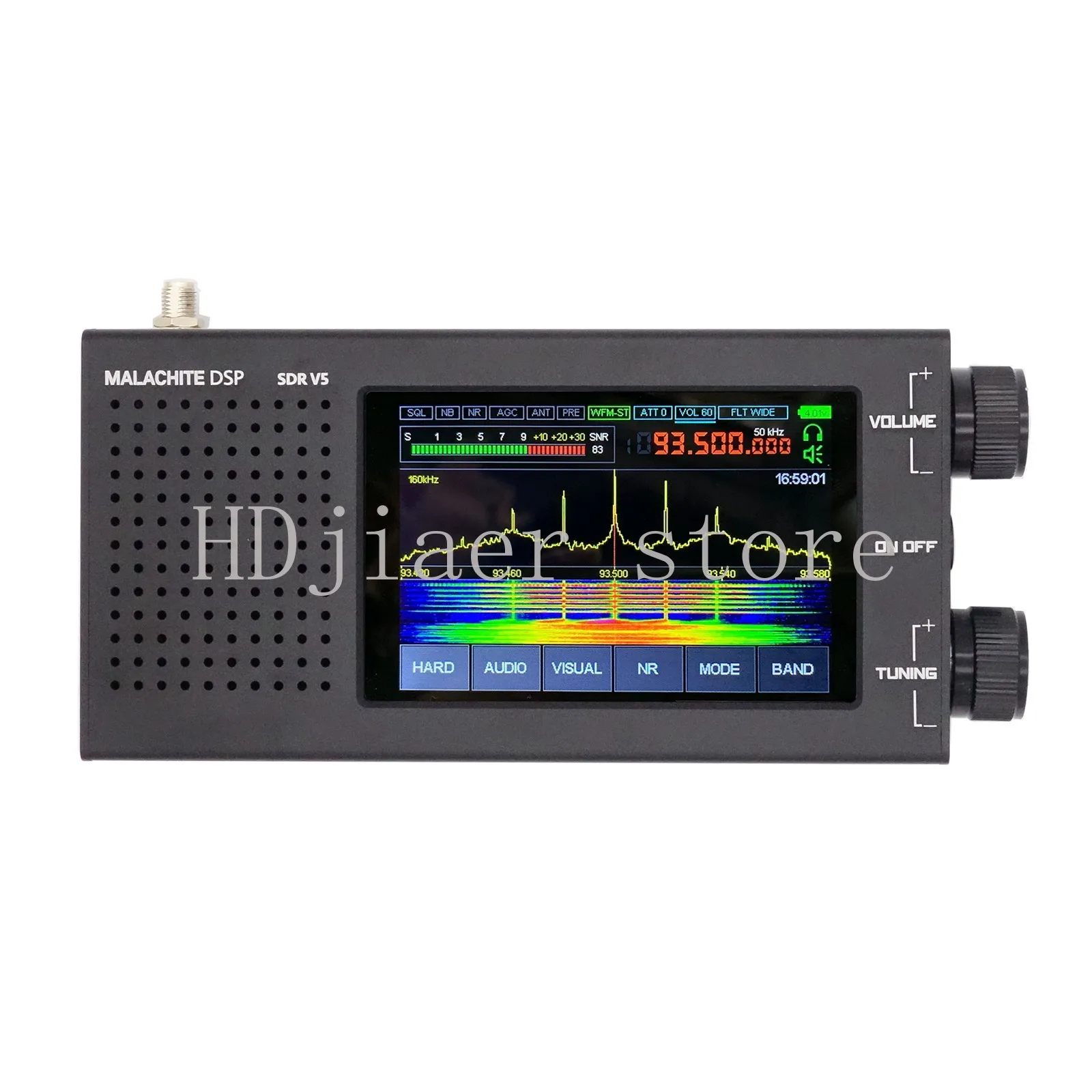 

SDR DSP Radio, Receiver V5 with Option 1.10d Firmware, Radio, Shortwave