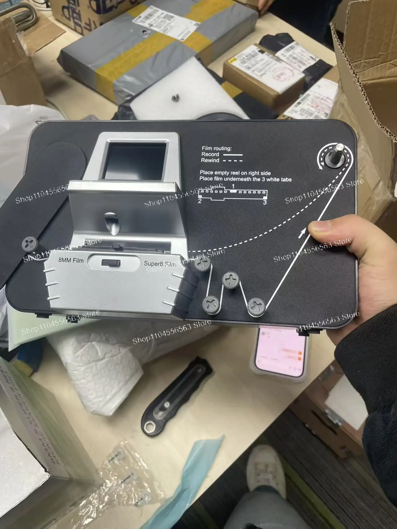 

Сканер пленки Winait 7 дюймов для пленки Super 8 мм и 8 мм