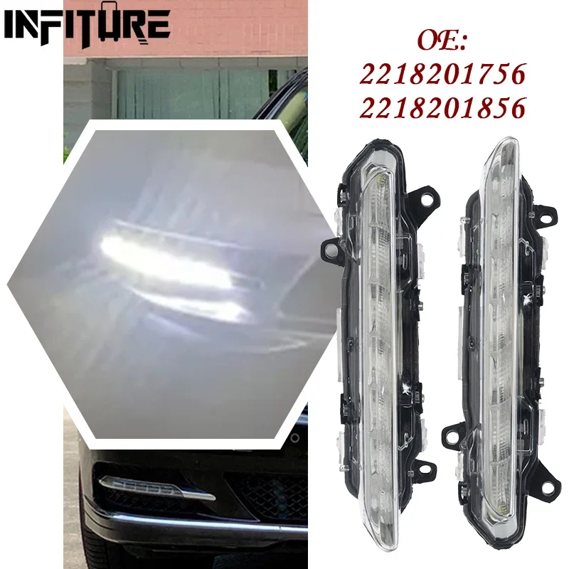 

Для Mercedes-Benz S-Class W221 C250 C300 C350 CL550 AMG CLS550 R350 085 2009-2012 Противотуманная фара Дневной ходовой огонь