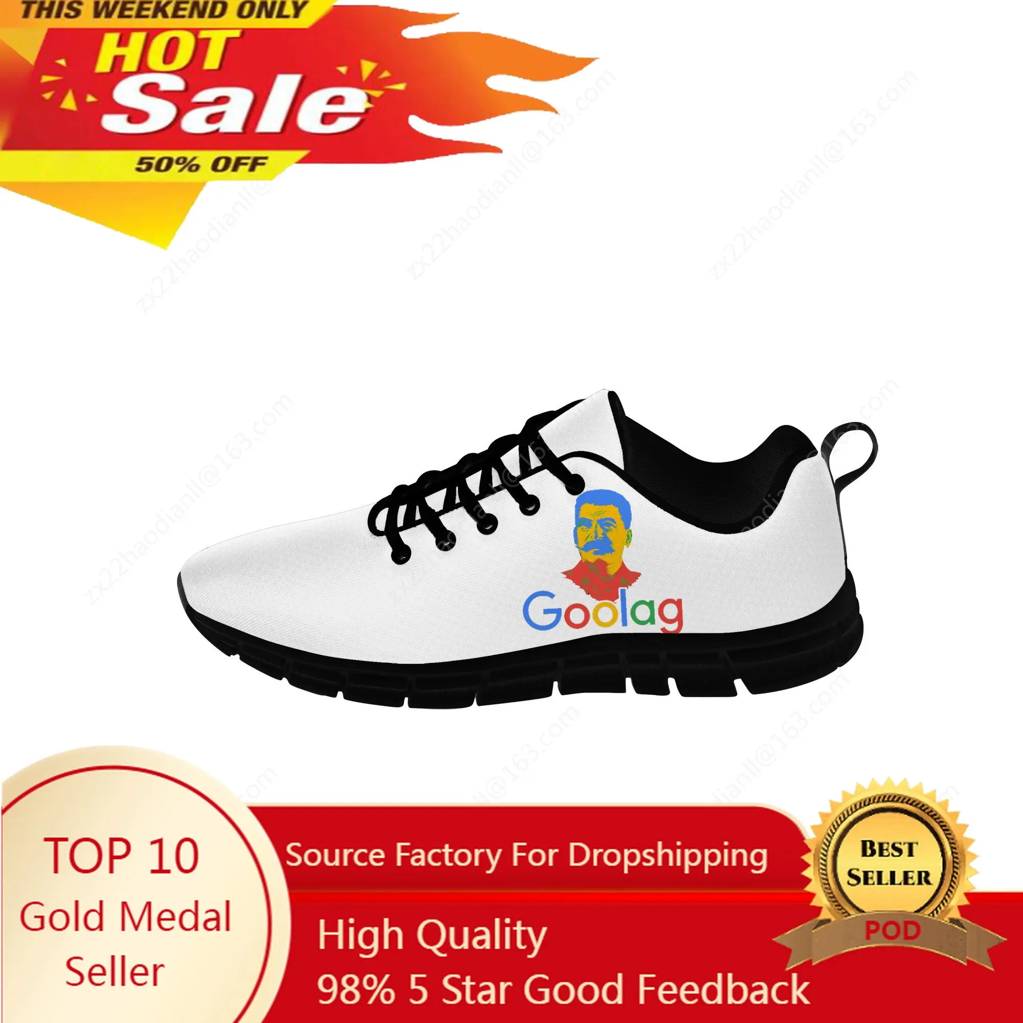 

Funny Goolag Stalin Artsy Sports Shoes Mens Women Teenager Sneakers High Quality Printed Causal Tailor-made Fashion Couple Shoes