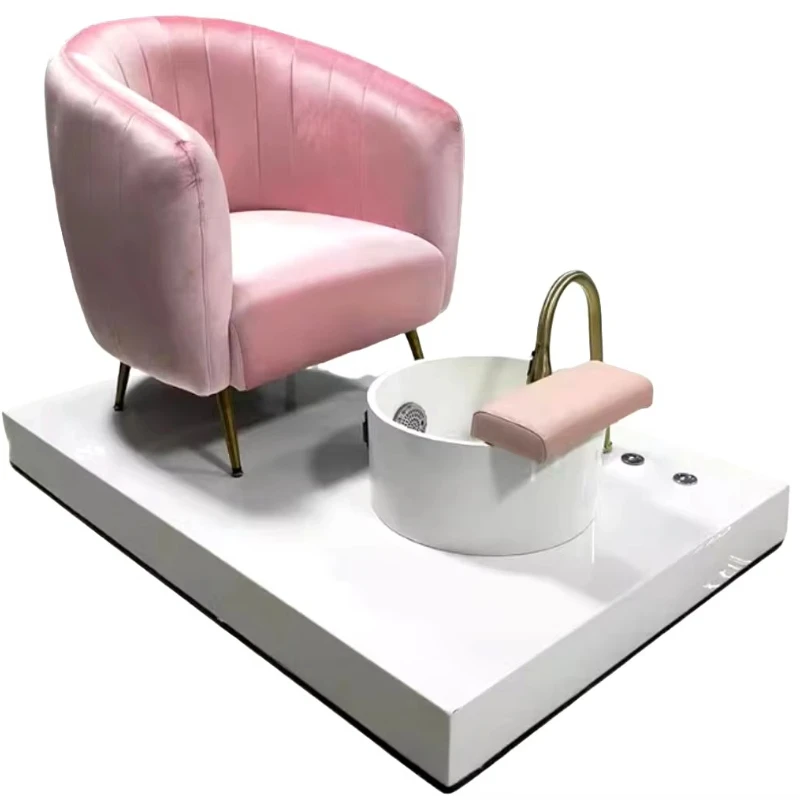 

Factory Hot Sale Fashion Design Foot Spa Sofa/Pink Foot Massage Chair Foot Spa