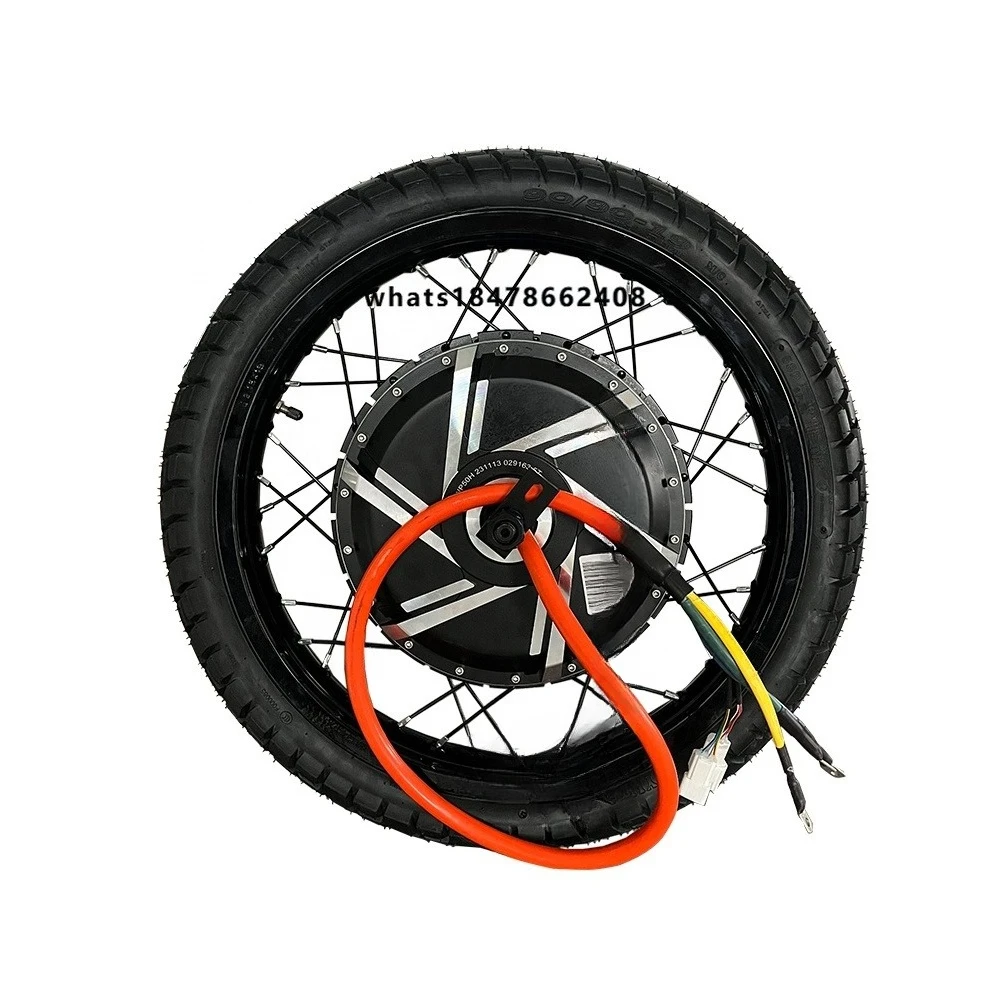 

Electric Motorcycle Motor Kit QS 273 50H 200mm Fork Distance 72V 8000W 12000W Hub Motor Kit with Colorful Rims 200mm Dropout