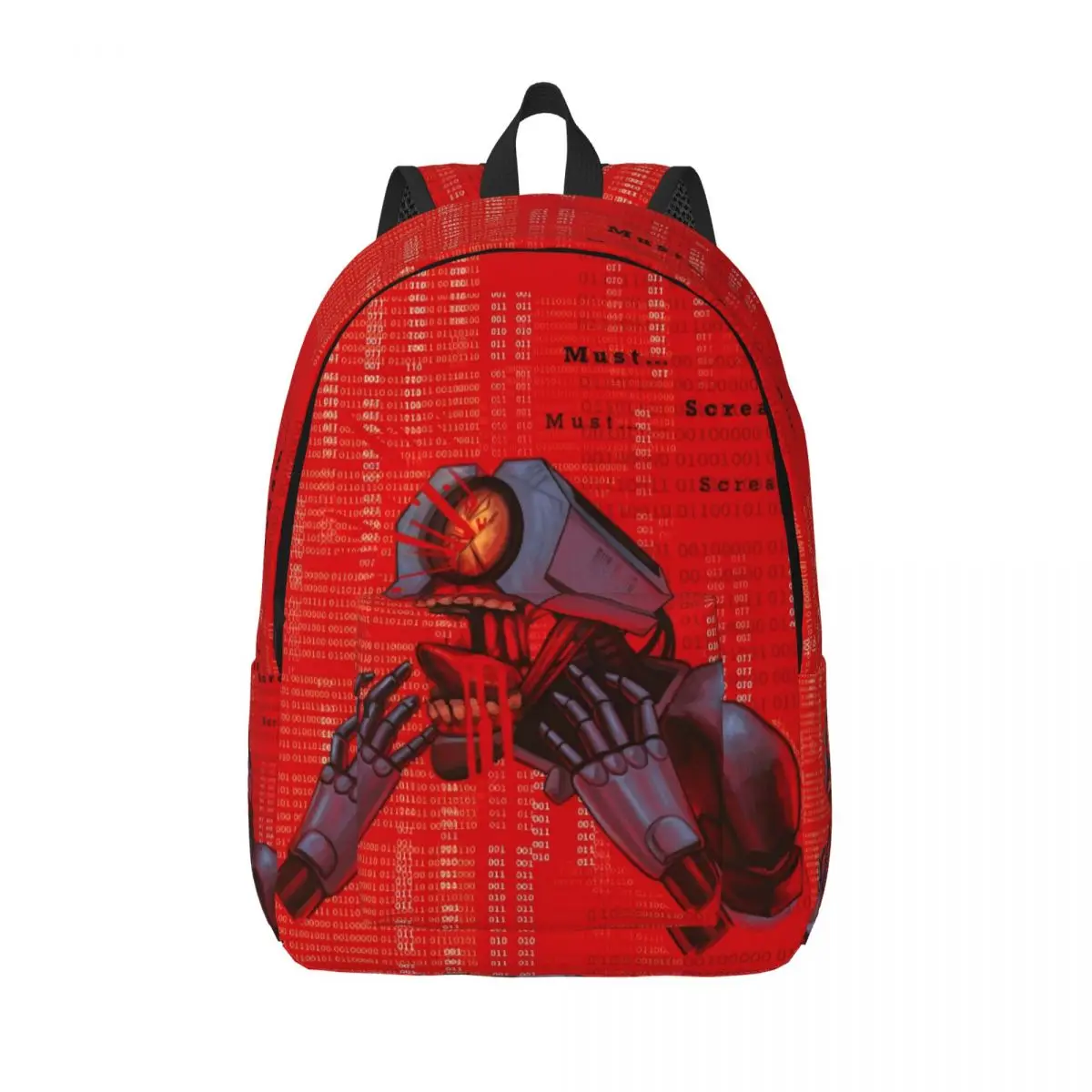 Ultrakill V1 V2 Shooting Game Backpack Men Women Cool High School Hiking Travel Daypack Hell is Full Laptop Shoulder Bag Outdoor