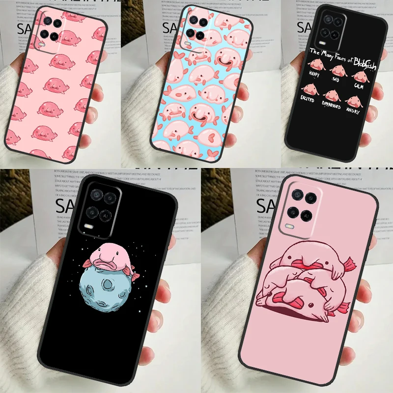 Blobfish For OPPO A96 A76 A16 A54 A74 A94 A58 A78 A98 A5 A9 A53 A52 A72 A91 A15 A17 A57 A77 A79 Case