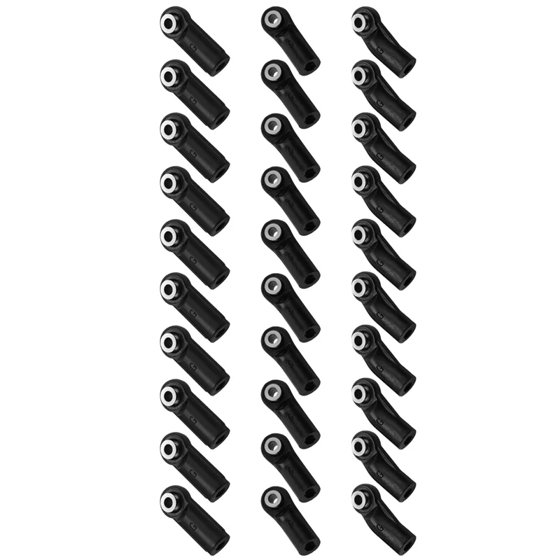 30PCS Plastic M4 Stangkoppen Link Ballen Hoofd Linkage Joint voor 1/10 RC Crawler Auto Axiale SCX10 II 90046 onderdelen