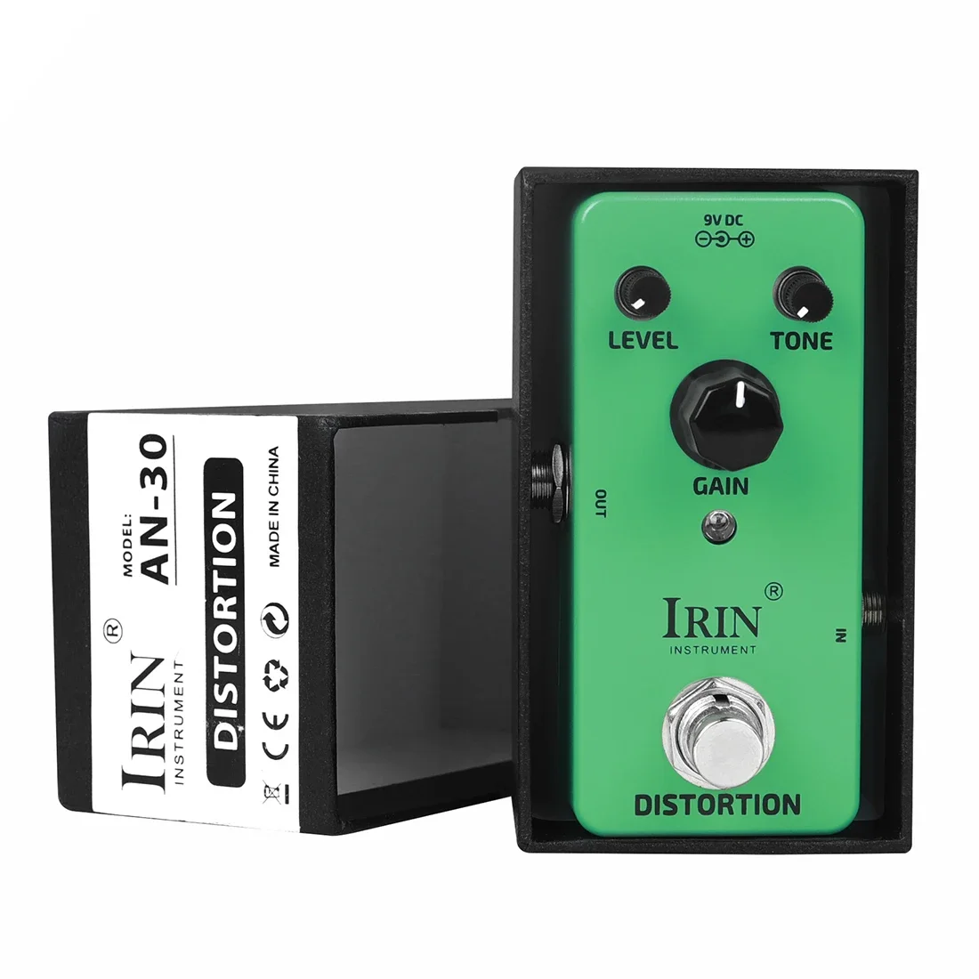 

IRIN XG-5 Distortion Guitar Effect Pedal Single Digital Analog Effects Pedal True Bypass Electric Guitar Parts & Accessories