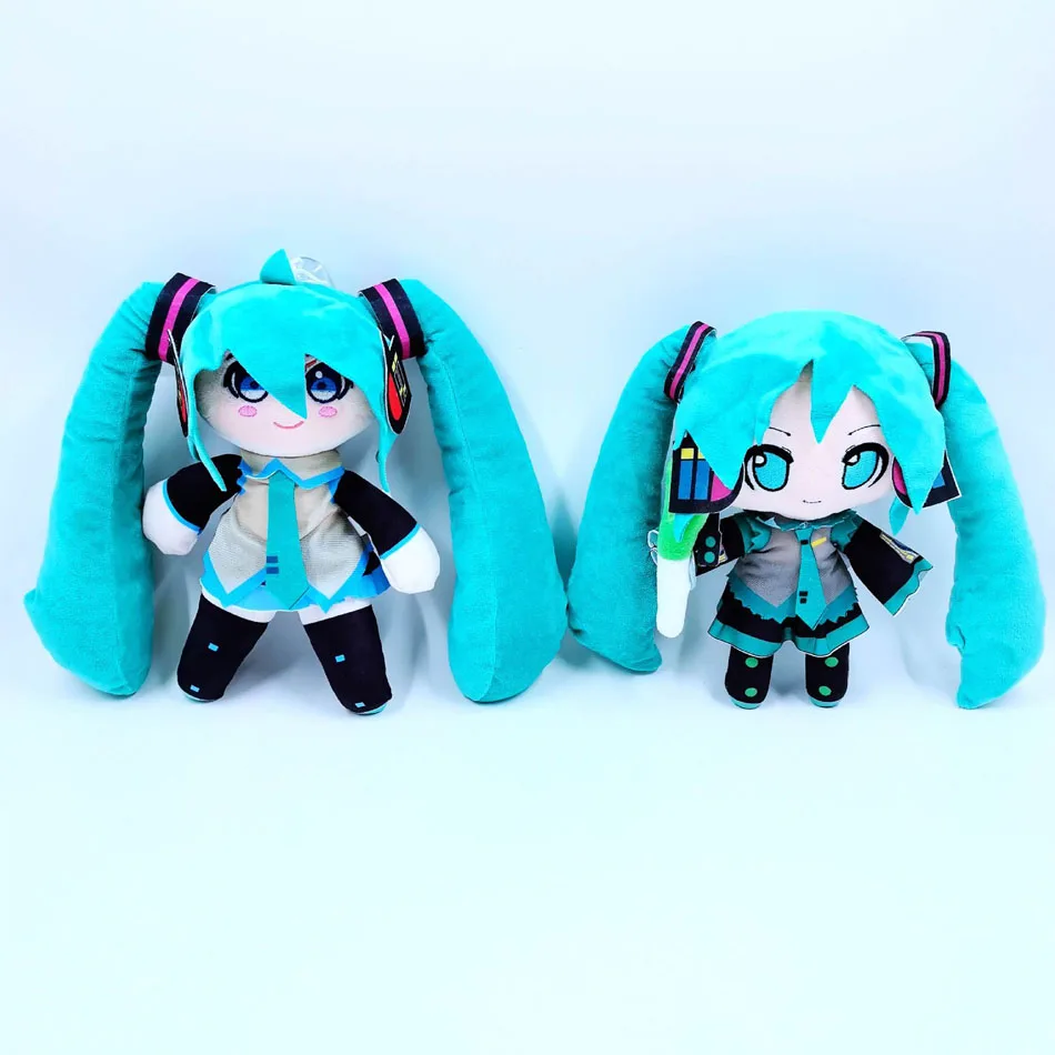 NUEVO Peluche de Hatsune Miku Fufu, Muñeco de Peluche Fuwafuwa, Anime Kawaii, Lindos Juguetes, Muñecos de Peluche para Decoración de Habitación, Coche, Escritorio, Regalo de Cumpleaños para Fanáticos
