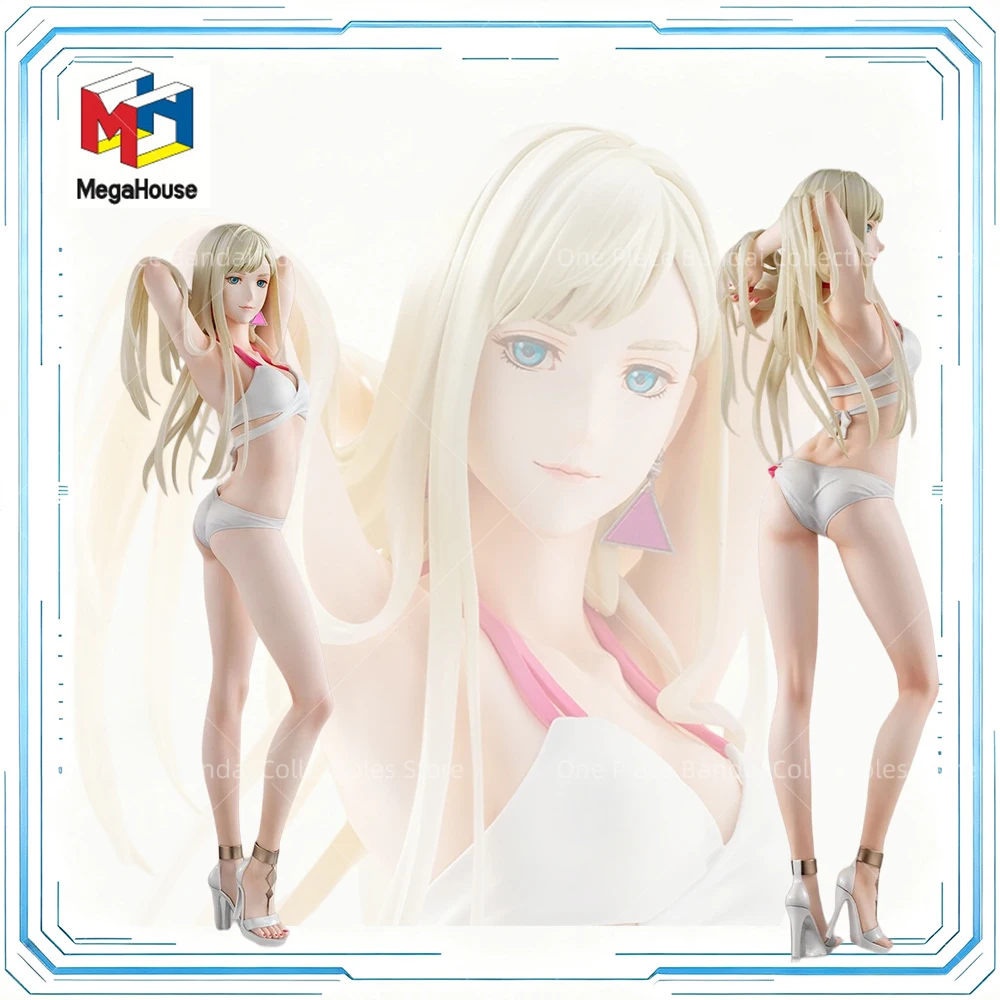Pre-order Original MegaHouse Gigi Andalucia PVC 26cm Anime Character Collectible Display Toy Mobile Suit Gundam Desktop Gifts