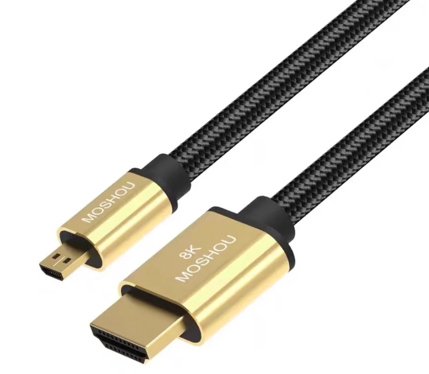 2.1 Edition 8K Mini/Micro HDMI to HDMI Cable Camera HD Cable 4K 60/120Hz