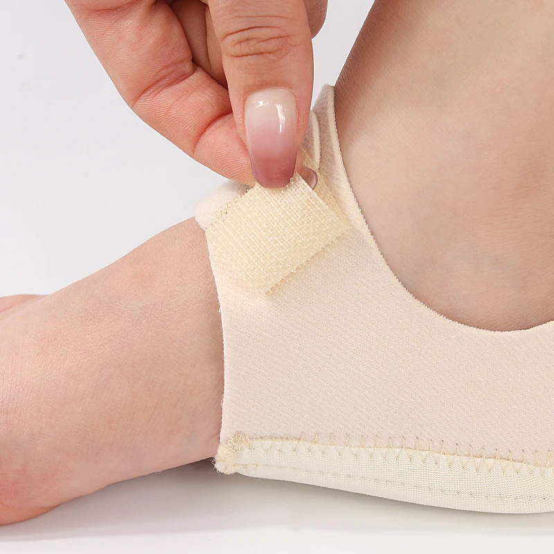 1 Pairs Heel Pain Relief Pads | Shock-Absorbing Silicone Sleeves Relieving Leg Pressure, Plantar Heel Cups Heel Cushion