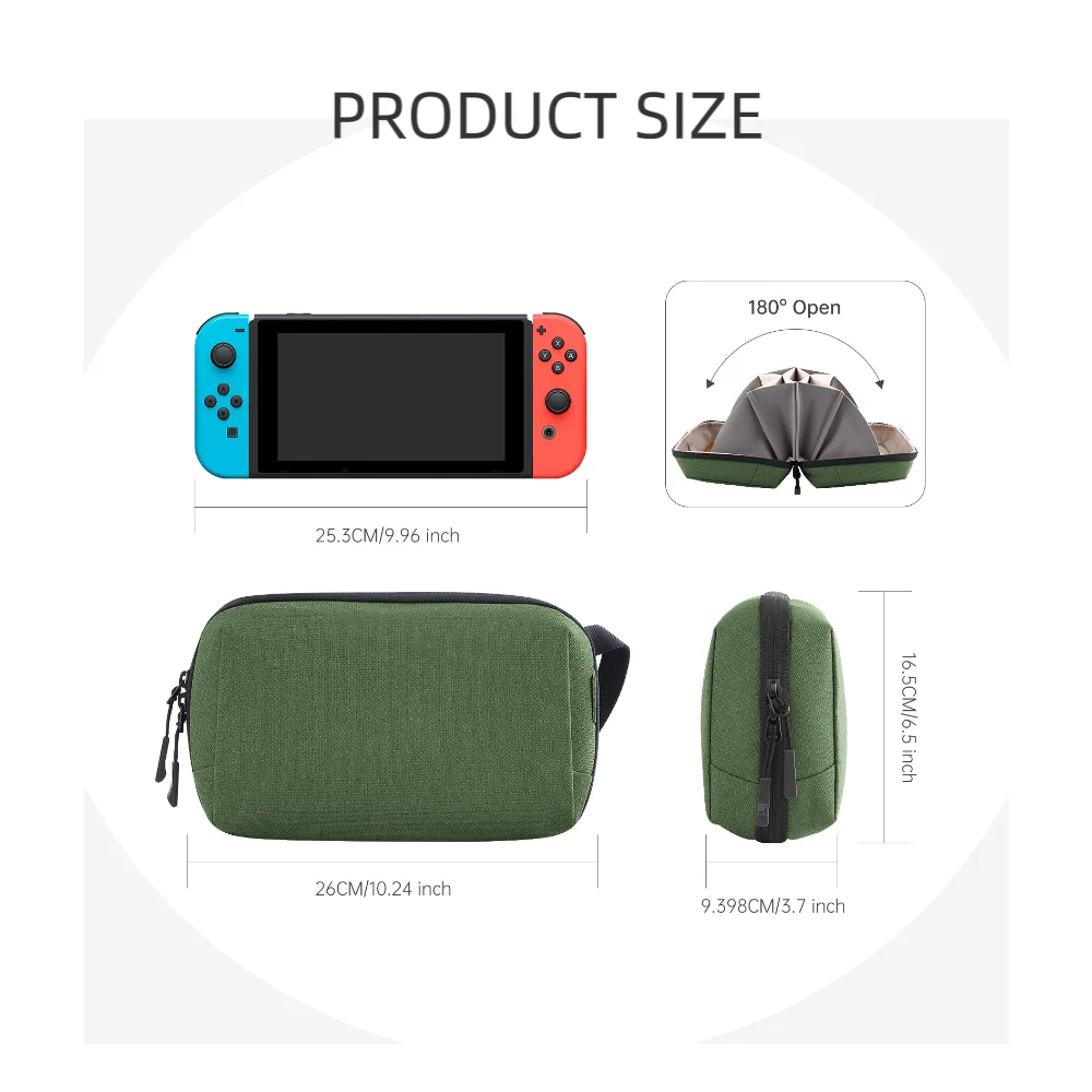 Travel Cable Organizer Cable Storage Bag Waterproof Digital Electronic Organizer Portable USB Data Line Charger Plug Storage Bag