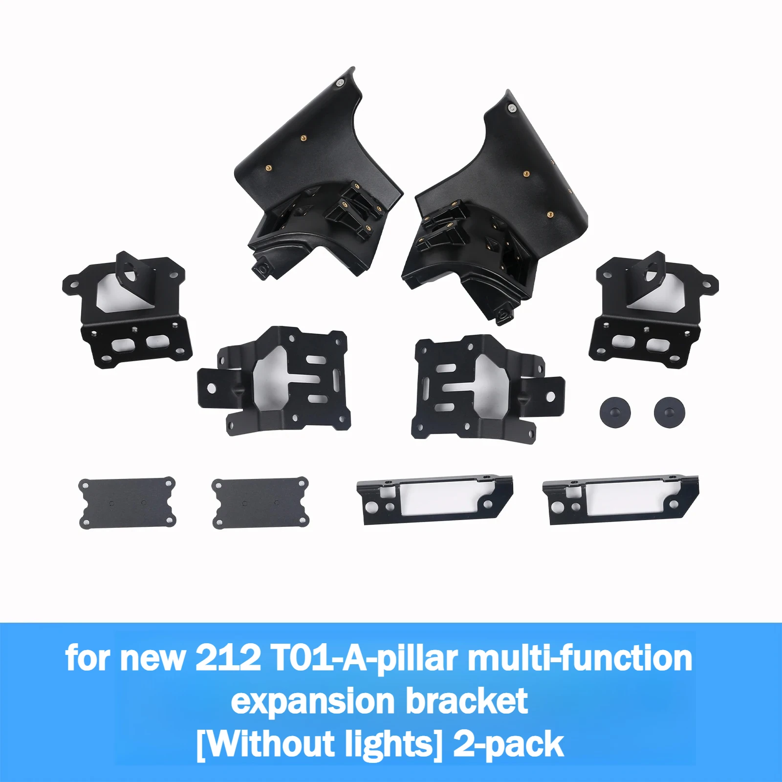 For BJ BAIC 212 T01 Car A Pillar Multifunctional Expansion Bracket Side Auxiliary Spotlights Quick Release Lamp Stand Accessory