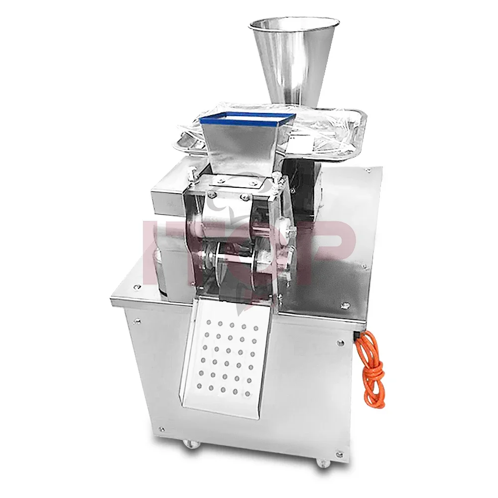 Reinforced Wheels  Automatic Mini Dumpling Machine High Capacity Big Scale 2.2Kw Tortellini Dumpling Machine