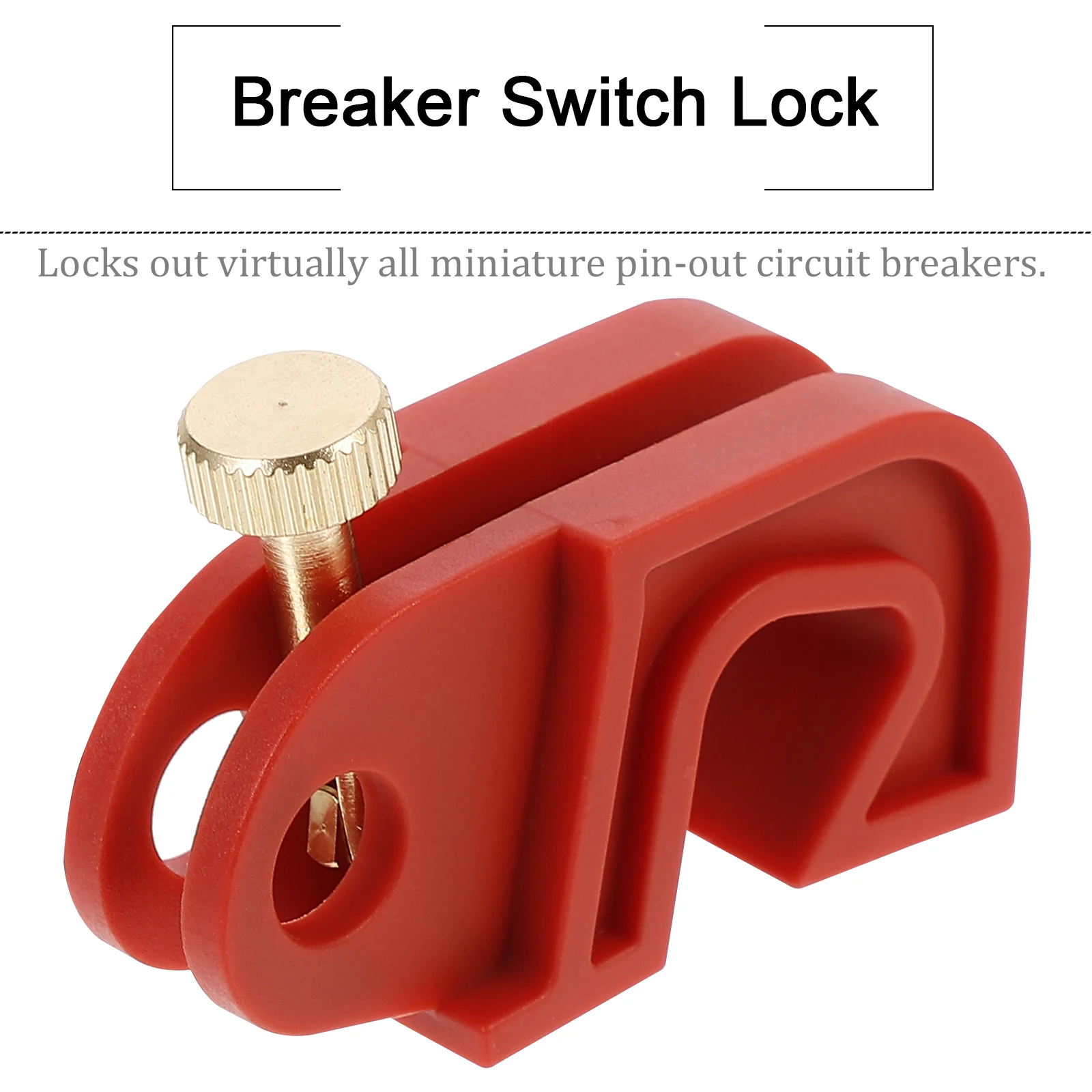 

Circuit Safety Buckle Keyless Clamp For Miniature Pin-Out Locking Maintenance Accessory Tool
